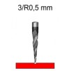 3mm, radius R0.25